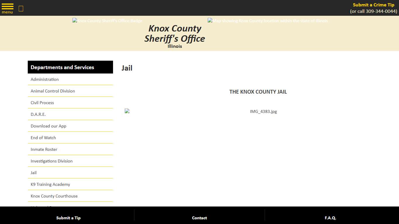 Jail | Knox County Sheriff IL